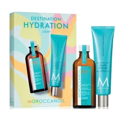 Moroccanoil Destination Hydration Light - Набор для окрашенных волос и рук