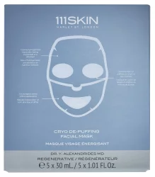 111 SKIN Cryo De-Рuffing Facial Mask, 5 шт - Кріо-енергетична маска для обличчя