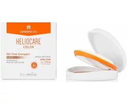 Cantabria Labs Heliocare Color Compact Oil-Free Spf 50, 10 гр - Компактна крем-пудра для жирної та комбінованої шкіри