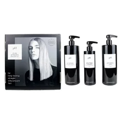 pH PURE STRAIGHT НАБОР Подготовительный шампунь 1000мл + Крем-актив 500мл + Закрепительная маска 1000мл
