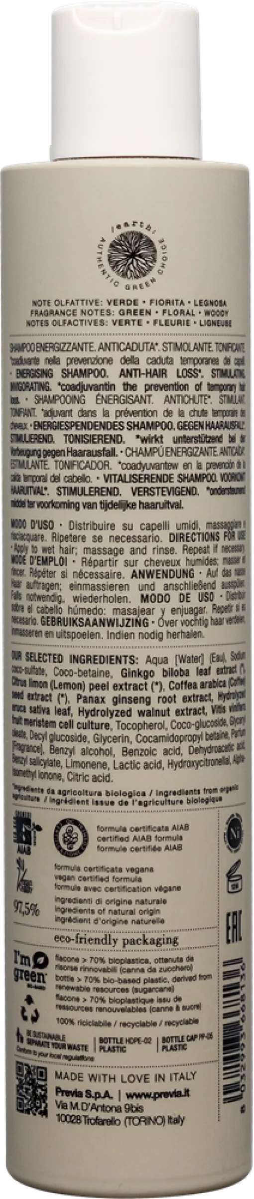 Previa Extra Life - Энерджайзинг Шампунь от выпадения