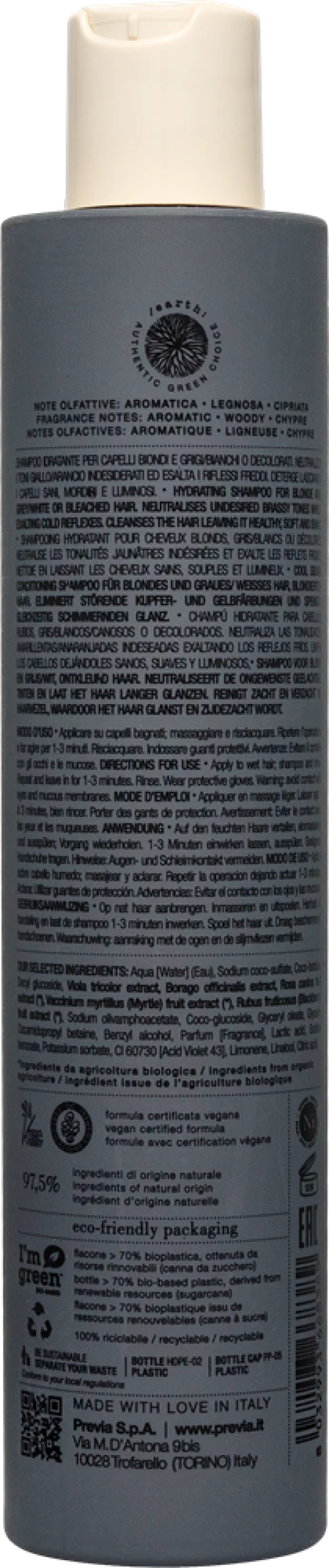 Previa Silver - "Серебряный блеск" Шампунь