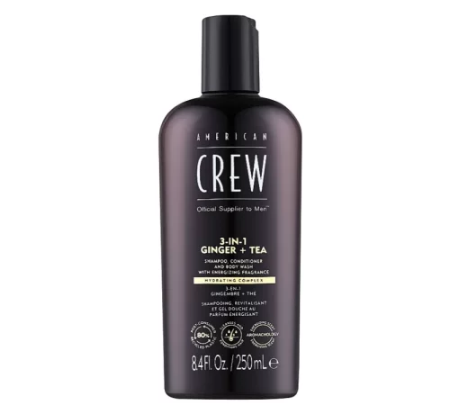 American Crew Ginger + Tea Shampoo Conditioner And Body Wash - Средство 3-в-1 для волос и тела