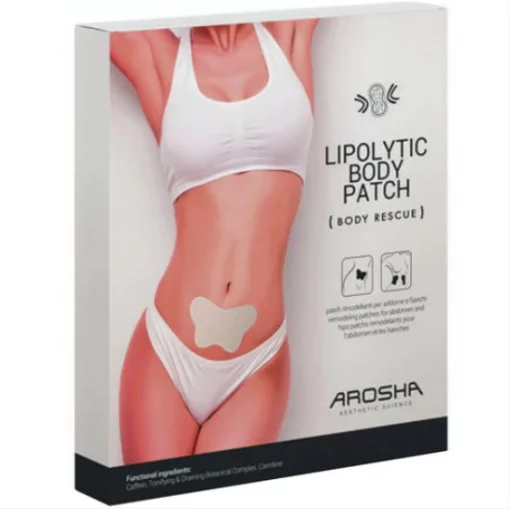 Arosha Lipolytic Body Patch - Ліполітичний пластир для зони живота Метелик 4 процедури