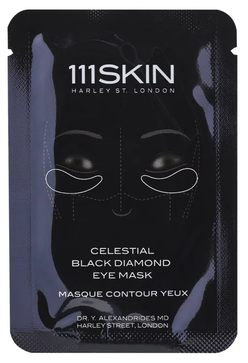 111 SKIN Celestial Black Diamond Eye Mask Box, 8 шт - Патчі для очей