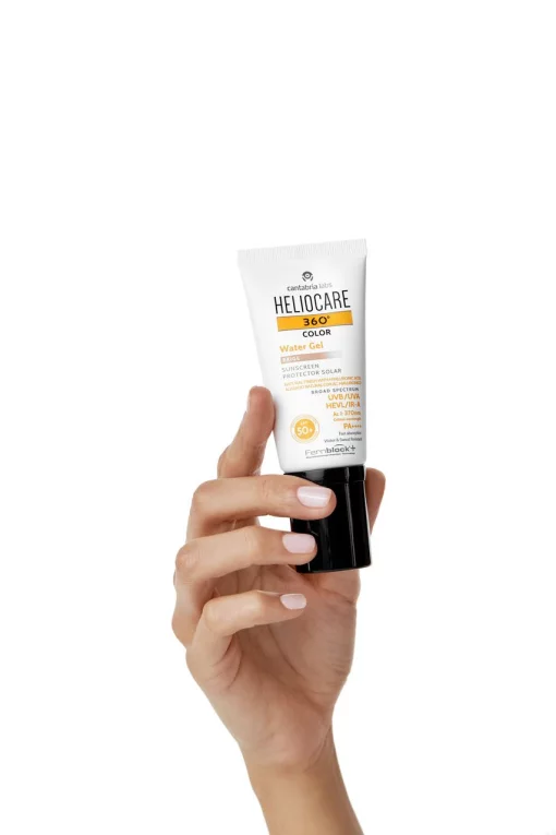 Cantabria Heliocare 360° Color Water Gel SPF 50+ 50 мл - Сонцезахисний зволожуючий водний гель Беж