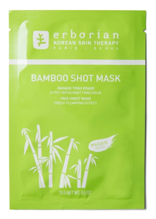 Erborian Bamboo Shot Mask Fresh Plumping Effect, 15 г - Увлажняющая маска Бамбук для лица