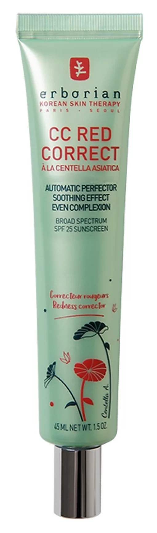 Erborian СС Red Correct - Корректирующий СС крем для лица