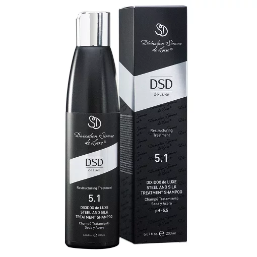 DSD Dixidox DeLuxe Steel and Silk Treatment Shampoo, 200 мл &quot;Сталь и шелк&quot; - Восстанавливающий шампунь