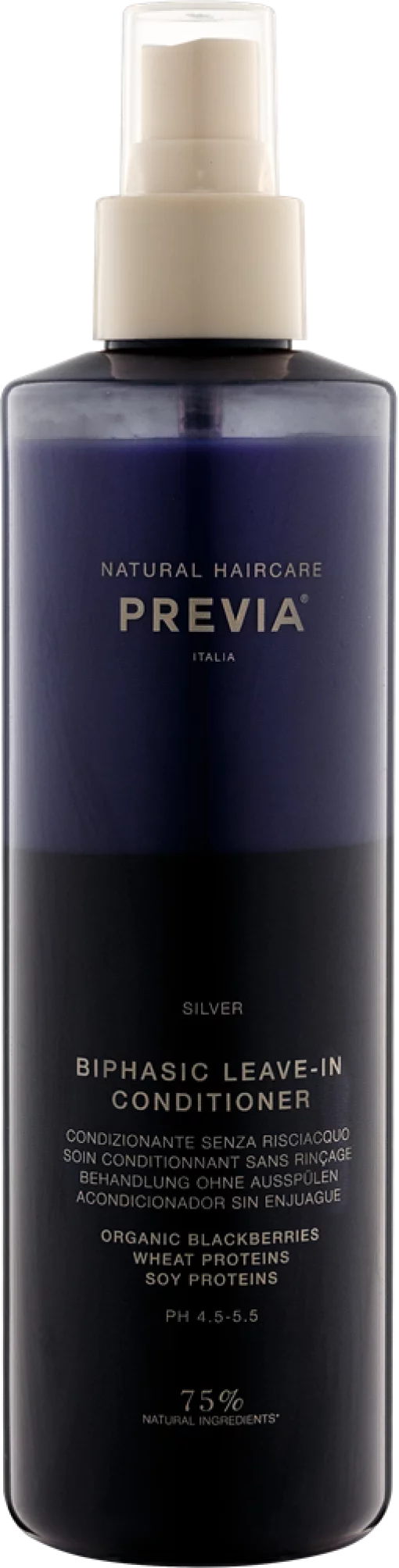 Previa Silver "Серебряный блеск" 200 мл - Двухфазный кондиционер