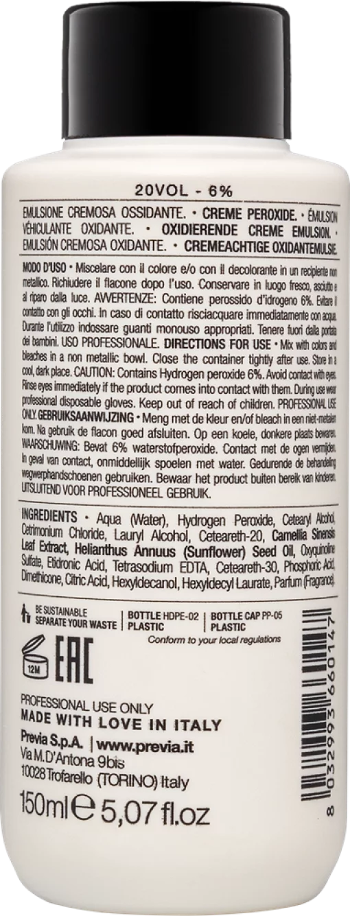 Previa prof. Peroxide 20 VOL 6%, 1000 мл - Окисник