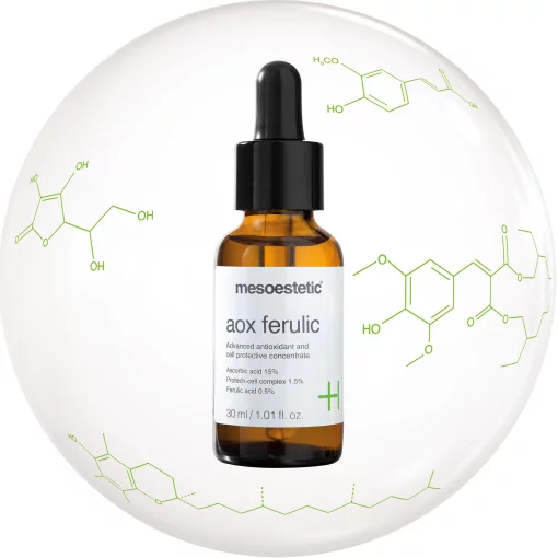 Mesoestetic AOX Ferulic, 30 мл - Антиоксидантная сыворотка с феруловой кислотой и витамином С