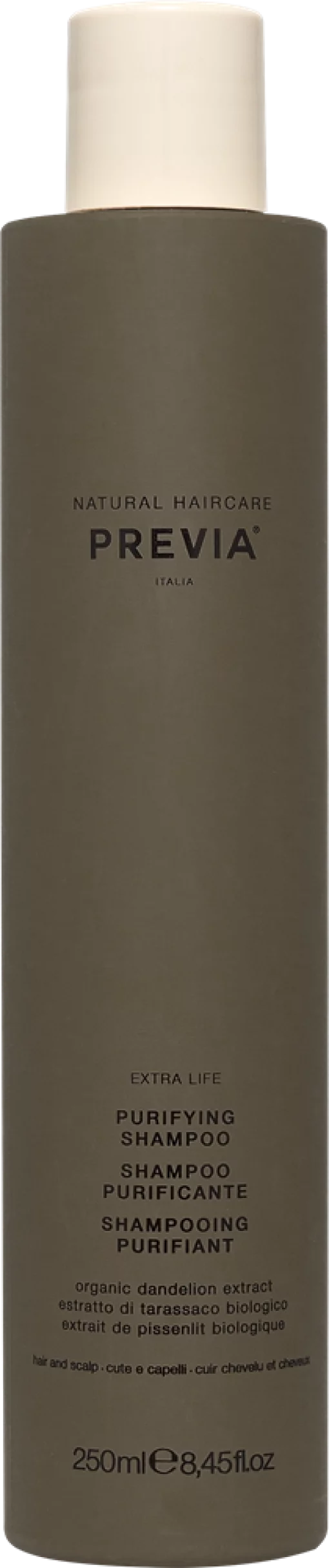 Previa Extra Life E3.01, 340 мл - Очищувальний детокс-шампунь