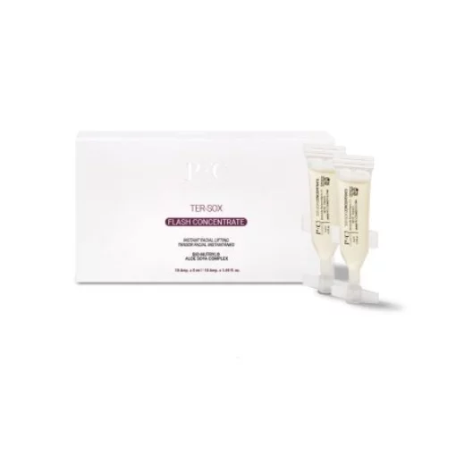 Ампулы эффект сияния TER-SOX Flash concentrate PFC Cosmetics (10 ампул по 5 мл)