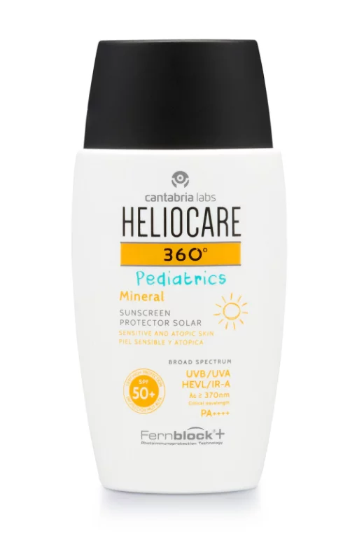 Cantabria Labs Heliocare SPF 50+, 50 мл - Дитячий мінеральний сонцезахисний гель-крем