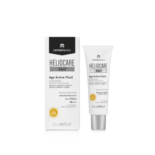 Cantabria Labs Heliocare 360 Age Active Fluid Sunscreen SPF 50, 50 мл - Антивіковий фотозахисний флюїд для запобігання та корекції ознак фотостаріння