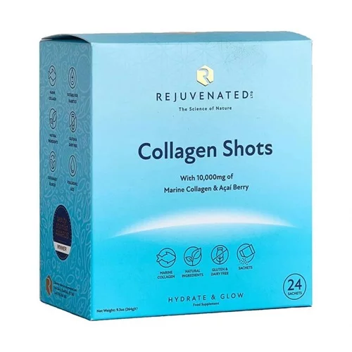 СOLLAGEN SHOTS 10 000 mg per serving (24 отдельных саше) - Коллаген шоты для красивой кожи с ягодами Асаи