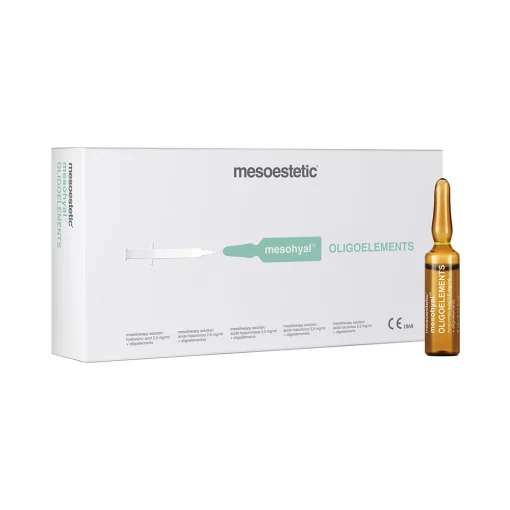Mesoestetic Mesohyal OLIGOELEMENTS, 5 мл - Биоревитализатор Мезогиал Олигоэлементы + гиалуроновая кислота 2,5 мг/мл (ампула)