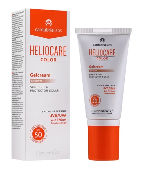 Cantabria Labs HELIOCARE Color Gelcream Light SPF 50, 50 мл - Тональный солнцезащитный гель-крем для нормальной и сухой кожи (тон светлый)