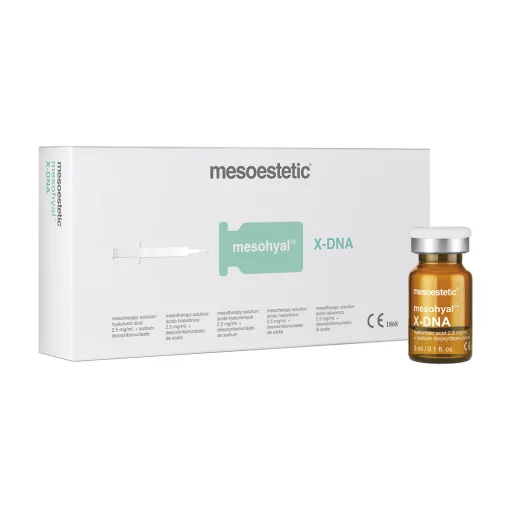 Mesoestetic Mesohyal X-DNA, 3 мл - Біоревіталізант Мезогіал X-DNA полінуклеотид 3% + гіалуронова кислота 2,5 мг/мл (флакон)